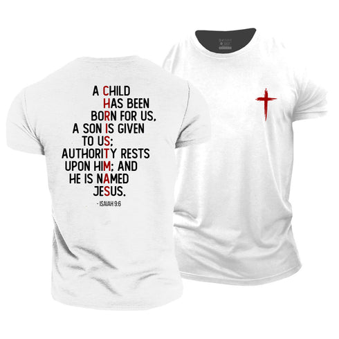 Men's Christmas Cotton T-Shirt